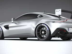 Aston Martin Vantage GT8R 2021 Modelo 3D