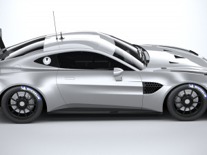 Aston Martin Vantage GT8R 2021 Modelo 3D