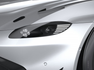 Aston Martin Vantage GT8R 2021 Modelo 3D