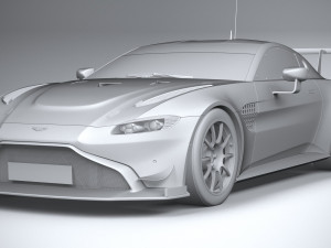 Aston Martin Vantage GT8R 2021 Modelo 3D