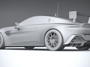 Aston Martin Vantage GT8R 2021 Modelo 3D
