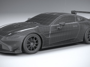 Aston Martin Vantage GT8R 2021 Modelo 3D