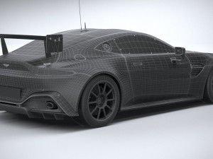 Aston Martin Vantage GT8R 2021 Modelo 3D