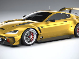 Generisches Rennauto GT3 2022 3D Modell