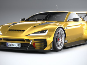 Generic Race Car GT3 2022 Model 3D