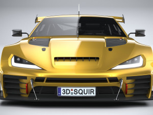 Generic Race Car GT3 2022 Model 3D