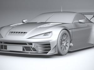 Generic Race Car GT3 2022 Model 3D