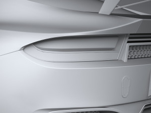 Generic Race Car GT3 2022 Model 3D