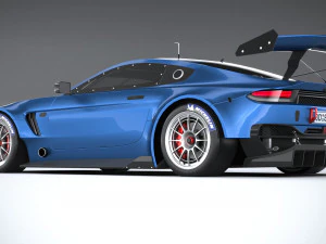 Generic Race Car GT3 2022 Lowpoly 3D Model