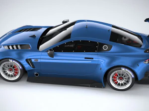 Generic Race Car GT3 2022 Lowpoly 3D Model