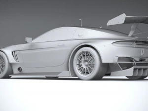 Generic Race Car GT3 2022 Lowpoly 3D Model