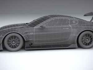 Generic Race Car GT3 2022 Lowpoly 3D मॉडल