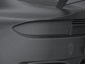 Generic Race Car GT3 2022 Lowpoly 3D मॉडल