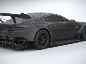 Generic Race Car GT3 2022 Lowpoly 3D मॉडल