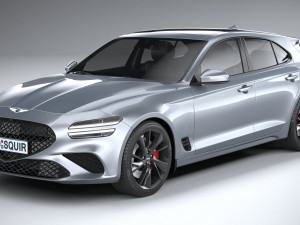 Genesis G70 Shooting Brake 2022 3D 模型