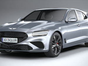 Genesis G70 Shooting Brake 2022 3D 模型