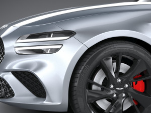 Genesis G70 Shooting Brake 2022 3D 模型