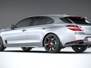 Genesis G70 Shooting Brake 2022 3D 模型