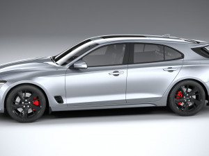 Genesis G70 Shooting Brake 2022 3D 模型
