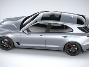 Genesis G70 Shooting Brake 2022 3D 模型