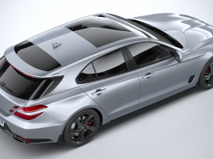 Genesis G70 Shooting Brake 2022 3D 模型