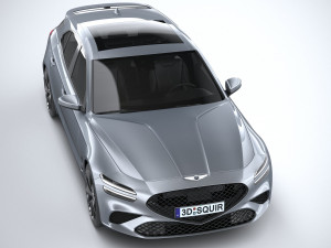Genesis G70 Shooting Brake 2022 3D 模型