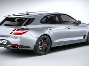 Genesis G70 Shooting Brake 2022 3D 模型