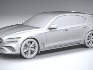 Genesis G70 Shooting Brake 2022 3D 模型