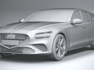 Genesis G70 Shooting Brake 2022 3D 模型