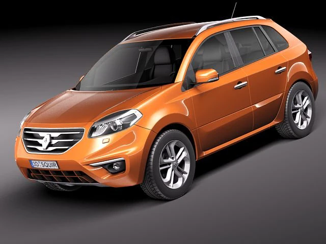 Renault Koleos 2012 3D Model .c4d .max .obj .3ds .fbx .stl .blend 