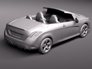 Peugeot 308 CC 2012 Model 3D