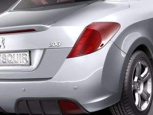 Peugeot 308 CC 2012 Model 3D