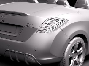 Peugeot 308 CC 2012 Model 3D