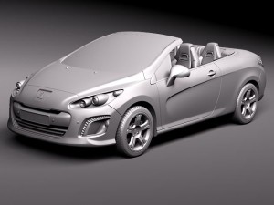 Peugeot 308 CC 2012 Model 3D