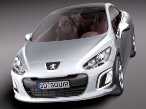 Peugeot 308 CC 2012 Model 3D
