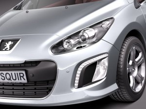 Peugeot 308 CC 2012 Model 3D