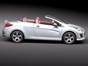Peugeot 308 CC 2012 Model 3D