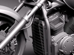 Yamaha Stryker 2012 3D Model