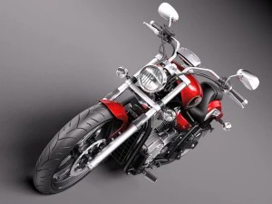 Yamaha Stryker 2012 3D Model