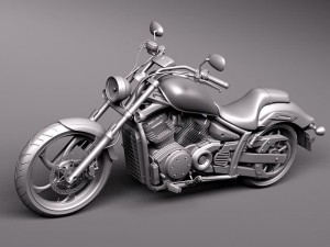Yamaha Stryker 2012 3Dモデル