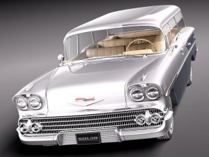 Chevrolet Nomad 1958 3D 模型