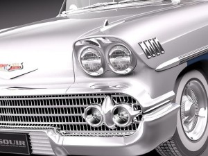 Chevrolet Nomad 1958 3D 模型