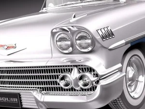 Chevrolet Nomad 1958 3D Model