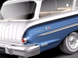 Chevrolet Nomad 1958 3D Model