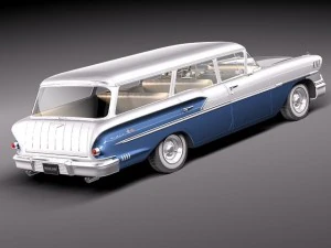 Chevrolet Nomad 1958 3D Model