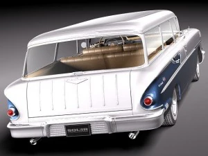 Chevrolet Nomad 1958 3D Model