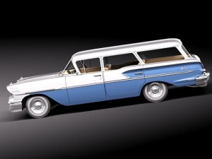 Chevrolet Nomad 1958 3D 模型