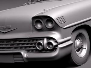 Chevrolet Nomad 1958 3D 模型