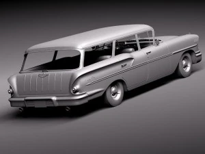 Chevrolet Nomad 1958 3D Model