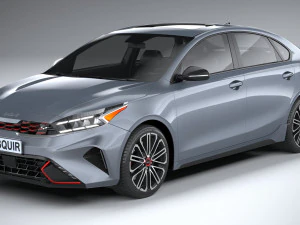 Kia Forte GT 2022 3D Model